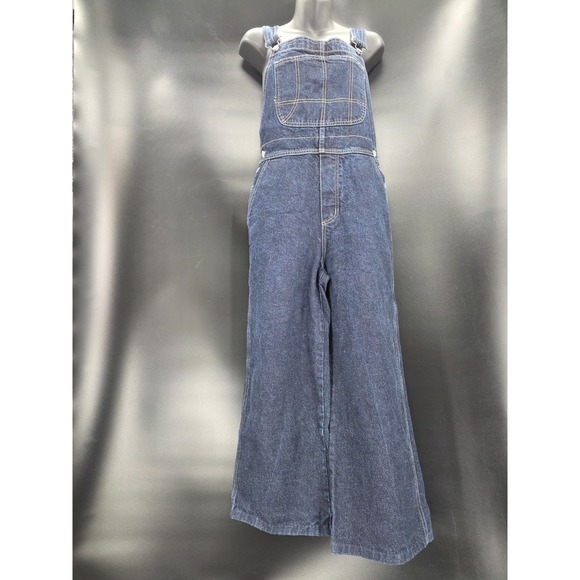 Hot & The Gang Denim - Vintage Hot & The Gang Blue Denim Overalls Jumpsuit Adult Large Made in USA